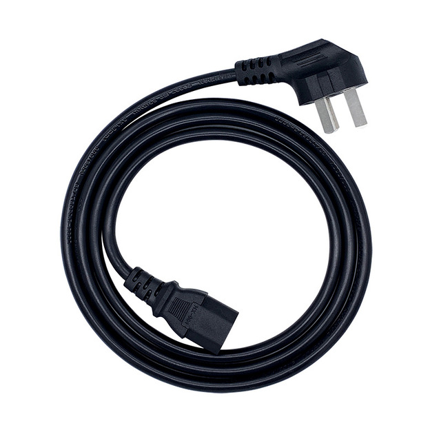 Factory Direct Black PVC Rubber Cable with SAA AU 3 Pin to C13 Plug AC 10A/250V 0.75mm Power Cord for Camera Video Game Player