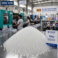 Gránulos de TPU al por Mayor, Alta Elasticidad, Resistentes al Desgaste, Grado de Extrusión e Inyección, Pellets de Poliuretano Termoplástico OEM