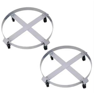 Malzeme taşıma için sıcak satış yüksek kalite ağır 550 galon yağ bidonu kargo taşıyıcı sürgülü taban tekerleri - Product Image 3