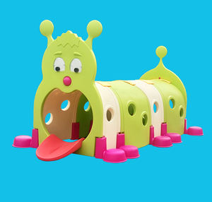 Moetry Jouets d'intérieur pour la maternelle, <span class=keywords><strong>tunnel</strong></span> de jeu en plastique pour enfants, <span class=keywords><strong>tunnel</strong></span> rampant violet en forme de chenille pour la crèche et les tout-petits - Product Image 4