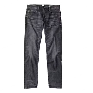 Pantalones de Vestir Casuales para Hombre, Hechos a Medida, de Mezclilla Japonesa Selvedge, Corte Slim Fit, Elásticos, de Algodón/Poliéster - Product Image 3