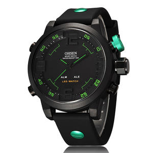 Reloj OHSEN Nuevo y Popular para Hombre, Reloj Electrónico <span class=keywords><strong>de</strong></span> Cuarzo con Doble Movimiento, Resistente al Agua - Product Image 2