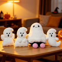 Coussin de canapé en peluche super doux en coton, confortable, couleur unie, avec nœuds simples