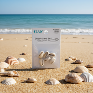 Perles de coquillages ILAN 16-18 mm pour la fabrication de bijoux artisanaux DIY, lot de 6 - Product Image 2