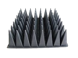 Alto desempenho mecânico poliamida pirâmide espuma absorvente emi absorvente espuma espuma rf absorvente - Product Image 2