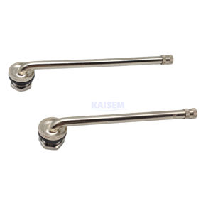 Valves de pneus sans chambre à air <span class=keywords><strong>pour</strong></span> camions et bus KAISHENG TR509, <span class=keywords><strong>joint</strong></span> <span class=keywords><strong>torique</strong></span>, <span class=keywords><strong>valve</strong></span> à clipser en laiton, certifiées ISO/TS 16949 - Product Image 2