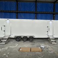 WC mobile de luxe extérieur portable, remorque toilettes VIP personnalisée, remorque WC et douche pour camping