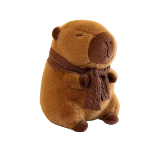 Muñeco de Peluche de Capibara de Dibujos Animados Súper Suave con Relleno de Algodón PP, Juguete de Regalo de Cumpleaños, 31cm-50cm, 8-13 Años, Venta al por Mayor, para Lanzamiento en Bodas, <span class=keywords><strong>Anime</strong></span> - Product Image 5