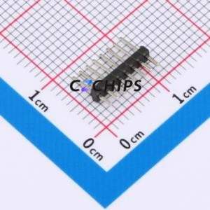 A127UP-ZD08P Pin Header Through hole Component (THT),P=1.27mm Connector 1x8P 1.27mm Pin Header Single Row - Product Image 2