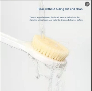 Multi-Functional Long Handle Cleaning <b>Brush</b> White Soft Bristles with <b>Round</b> Head Design - Product Image 2