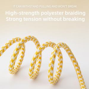 Accesorios de Mascotas Perros y Gatos de Moda de Nailon Lujo Juego de Correa y Collar Deslizante de Cuerda para Perros - Product Image 3