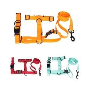 PVC Dog Leash Set With Harness And Collar Waterproof Wear Resistant For Pet Walking - Product Image 2