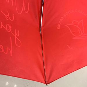 <span class=keywords><strong>Parapluie</strong></span> de pluie personnalisé à 8 panneaux de 21 pouces à ouverture manuelle Rose triple bonne poignée <span class=keywords><strong>Parapluie</strong></span> cadeau de marque promotionnel de conception classique - Product Image 2