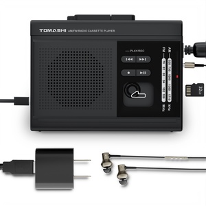 Reproductor de Casetes Portátil Vintage en Oferta, Reproductor de Cintas Nostálgico con Radio AM/FM, Conversión de Tarjeta TF a MP3 - Product Image 5