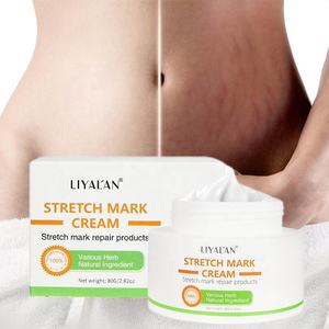 Crema para Estrías LIYALAN, Loción Corporal Herbal para Reparación de Cicatrices, Humectante Natural Anti-Estrías, Reafirmante para el Embarazo y Postparto, OEM - Product Image 4