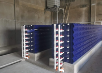 Pièges carrés pour crabes pour système d'aquaculture Boîtes et bacs de rangement