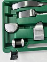 Kit de 9 pièces pour la réparation de carrosserie automobile, comprenant marteaux et talons de carrossier, outils de débosselage et de façonnage de métal, pour la suppression des bosses et le travail de la tôle