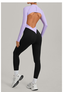 Nuovo Stile <span class=keywords><strong>Pantaloni</strong></span> Sportivi Monopezzo da Donna con Etichette Personalizzate - Completo Sportivo da Donna con <span class=keywords><strong>Pantaloni</strong></span> Aderenti Connessi - Product Image 3