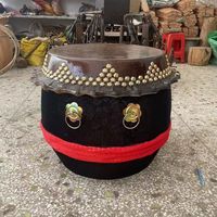 Tambour de danse du lion Wushu Kung Fu traditionnel chinois sur mesure, prix d'usine