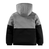 Veste pour enfant coupe-vent, imperméable, légère, style bomber, réversible, fermeture éclair, à capuche, fabrication OEM, vente en gros