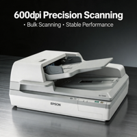 Scanner à plat USB haute vitesse DS-70000 A3 CCD 600 dpi, chargeur automatique de documents 200 feuilles, 140 ipm, numérisation recto-verso, archivage de bureau, garantie 1 an