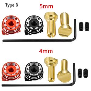 1 סט 4.0 מ "מ/5.0 מ" מ קליע מטלית מחבר סוללה עם חום מתכת לכיור דגם <span class=keywords><strong>rc</strong></span> - Product Image 3