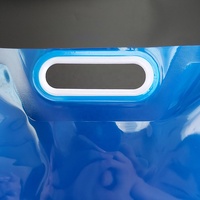 Gourde portable pliable de 5 litres, 10 litres, sans BPA, pour eau d'urgence, sans fuite, avec poignée