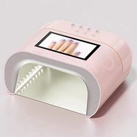 Lampe à ongles UV LED professionnelle avec écran, durcissement rapide 365nm, matériau ABS, haute puissance pour salon et usage domestique