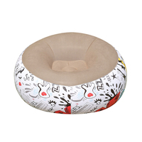 Fauteuil gonflable moderne en PVC personnalisé en gros, certifié EN71, CE, ASTM, avec logo et taille personnalisés, pour intérieur, OEM/ODM