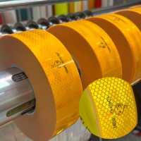 Offre Spéciale – Autocollant Réfléchissant Jaune 5CM ECE 104R Étanche Auto-Adhésif pour Véhicules Longs (Cinta Reflectiva)