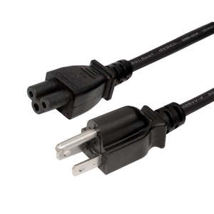 NEMA 5-15P IEC-320-C5 AC Power Cords US 3 Pin <b>Universal</b> AC Power Cord <b>Socket</b> Extension Cord - Product Image 1