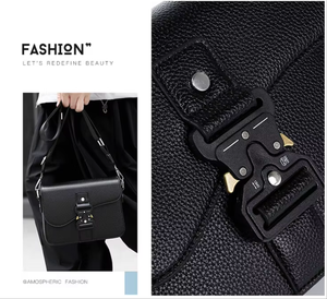 <span class=keywords><strong>Sac</strong></span> bandoulière <span class=keywords><strong>homme</strong></span> haut de gamme en PU, fermeture à bouton, étanche, résistant à l'usure, collection Printemps 2026, style simple et tendance, pour téléphone portable - Product Image 5