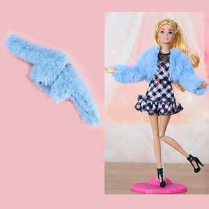 Ensemble de vêtements d'hiver pour poupée bébé 0-24 mois, style européen et américain, 30 <span class=keywords><strong>cm</strong></span>/11 pouces, avec gilet en peluche élégant et tendance - Product Image 3