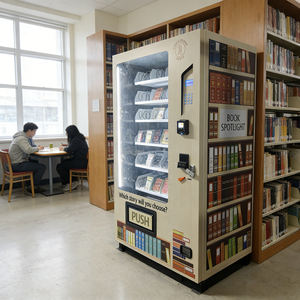 Distributeur automatique de magazines/livres VENDLIFE OEM/ODM, accès par pièces de monnaie/code QR/jeton pour bibliothèques et librairies de bandes dessinées - Product Image 4