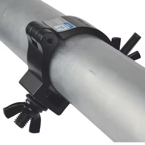 ตัวหนีบโครงอลูมิเนียมอัลลอยด์ขนาดเล็ก 0.8 นิ้ว (19-23 มม.) สำหรับท่อแบบเบา ตัวหนีบแบบหมุน รับน้ำหนักได้ 60 กก. สำหรับอุปกรณ์เวที - Product Image 2