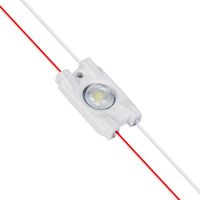 Module LED SMD2835 économique 0.5W DC12V/24V, rétro-éclairage à injection 1 LED pour lentille 160 ° pour panneau de signalisation