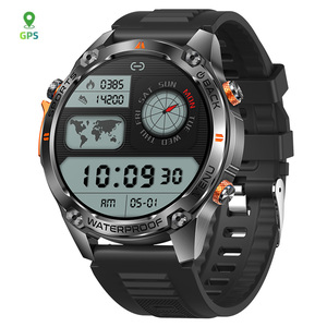 Montre connectée GPS intégrée double bande L1+L5 G100 2026 avec appels Bluetooth, écran AMOLED 1,43 pouces, étanche 50M, suivi de santé, pour hommes - Product Image 1