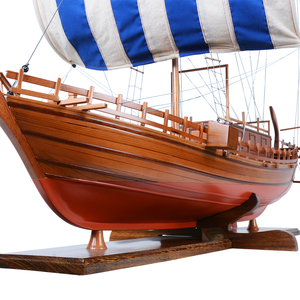 Thủ công phoenicia tùy chỉnh thực hiện hàng thuyền xuồng mô hình cho hải lý trang trí bàn hiển thị và sưu tập Showcase - Product Image 5