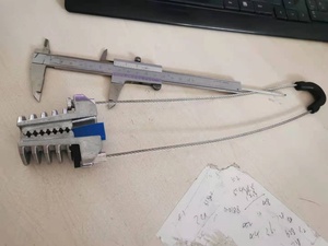 Kim Loại Neo Cáp căng thẳng kẹp treo cực khung móc cho các bộ phận Viễn Thông Messenger dây Guy kẹp - Product Image 4