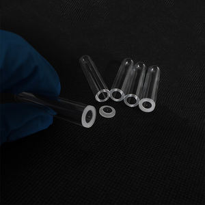 Net kuvars cam <span class=keywords><strong>Test</strong></span> tüpü korozyon dayanıklı ve bükme kaynak çoklu boyutları ile şeffaf laboratuvar ekipmanları - Product Image 4