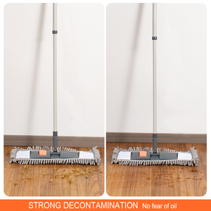 Holamopa Sợi Nhỏ Lau Phẳng Cho Gỗ Cứng Sàn Bụi Lau Có Thể Điều Chỉnh Thép Không Gỉ Xử Lý Ướt Khô Lau Chức Năng Gấp - Product Image 5