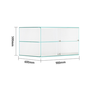 Vitrine de Comptoir en Verre pour Boulangerie, Présentoir à Pain, Vitrine à Desserts et Pâtisseries, Meuble Personnalisé pour Magasin Entier - Product Image 6