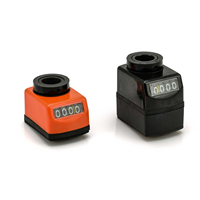 Contador Mecánico Rotatorio Digital con Montaje en Eje, Alcance 0-99999, Perilla de Reinicio, Carcasa Personalizable en Color para Uso Industrial en Máquinas de Conteo