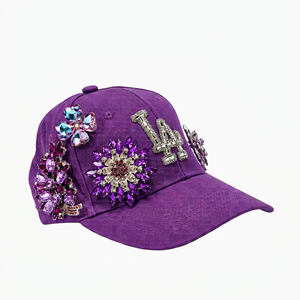 SPLENDID APPAREL Y2K Gorra de Béisbol de Lujo con Estampado de Leopardo/Color Liso, Unisex, de 6 Paneles, Ajustable, para las Cuatro Estaciones - Product Image 3