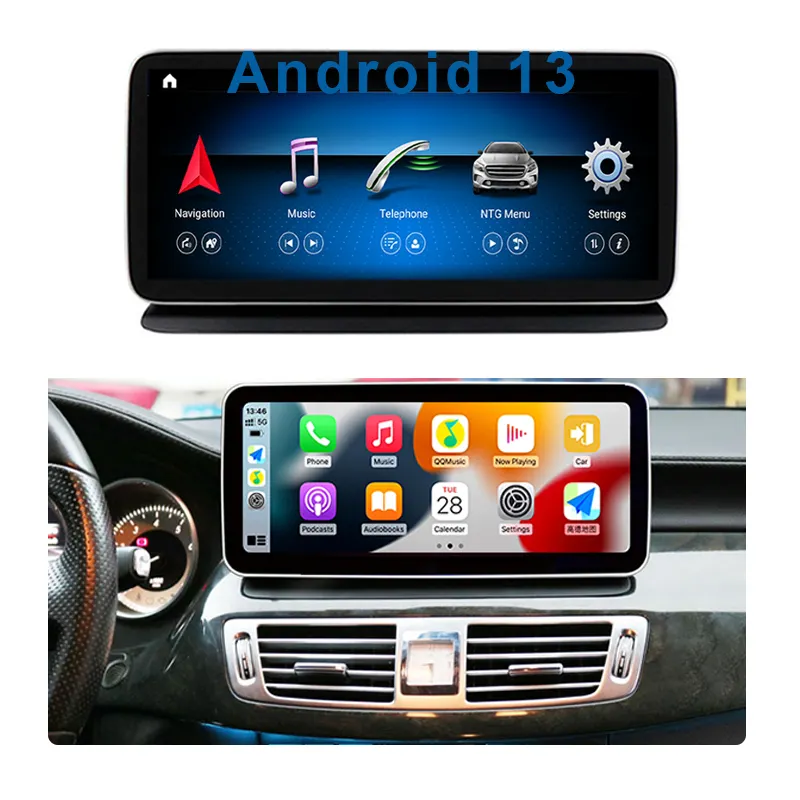 เครื่องเล่นวิดีโอระบบนำทาง GPS สำหรับรถยนต์เมอร์เซเดสเบนซ์ CLS คลาส W218วอลคอมม์ Android13วิทยุสเตอริโอรถยนต์4G