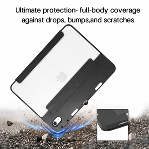 Étui de protection pliable transparent <span class=keywords><strong>pour</strong></span> <span class=keywords><strong>iPad</strong></span> 10e génération 10.9, 11e génération 11 2025 A16 avec support <span class=keywords><strong>pour</strong></span> stylet – Vente <span class=keywords><strong>en</strong></span> <span class=keywords><strong>gros</strong></span> - Product Image 2