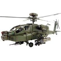2021 populaire Offre Spéciale 1978 Apache armé hélicoptère antique artisanat décoration bar cyber café tôle de fer modèle d'avion militaire