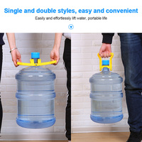 Poignée de levage pour bouteille d'eau de 5 gallons, support de poignée pour seau d'eau potable, poignée pliable en plastique