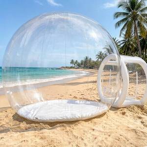 Dôme à bulles de 3 m, tente à double couche, château gonflable transparent de luxe, en PVC, château gonflable pour enfants - Product Image 5