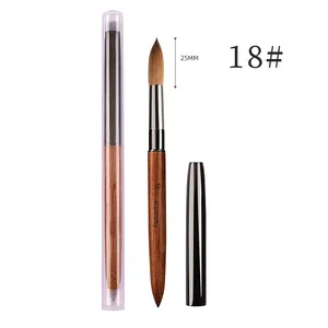 1 pinceau acrylique pour ongles en poils de Kolinsky, pinceau stylo pour gel UV, pinceau pour poudre liquide, dessin d'ongles DIY - Product Image 2